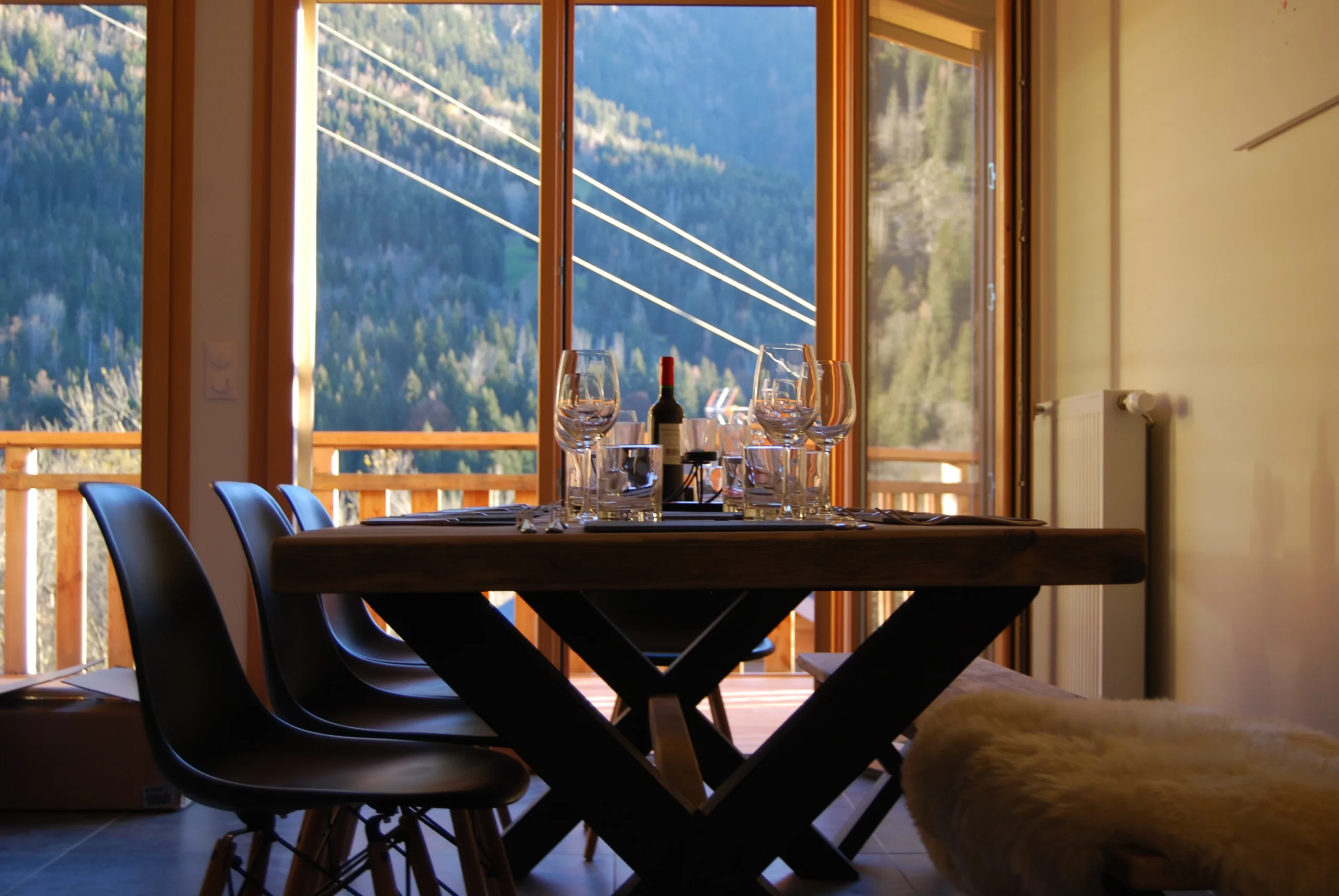 Dining Table in Cabin