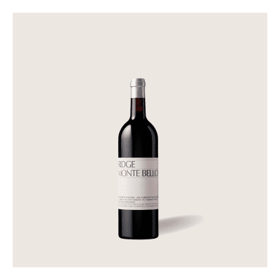 Ridge, California Cabernet Sauvignon Monte Bello, Santa Cruz Mountains